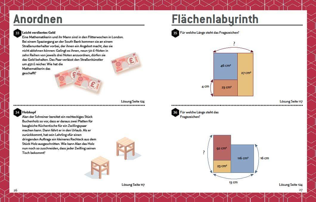 Bild: 9783809444565 | Mensa's knifflige Geometrierätsel. Mathematische Aufgaben aus der...