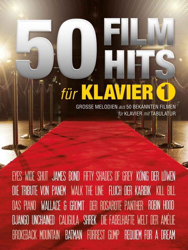 Cover: 9783954562961 | 50 Filmhits für Klavier 1 | Hal Leonard Europe - Bosworth Edition