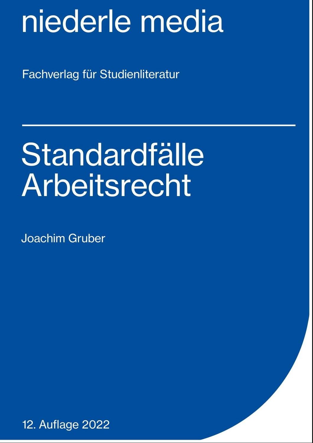 Cover: 9783867241250 | Standardfälle Arbeitsrecht | Joachim Gruber | Taschenbuch | Deutsch