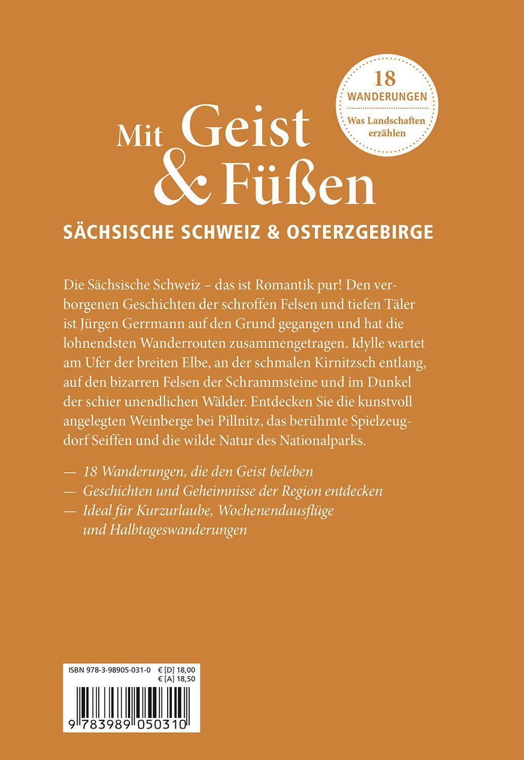 Bild: 9783989050310 | Mit Geist & Füßen Sächsische Schweiz | Jügen Gerrmann | Taschenbuch