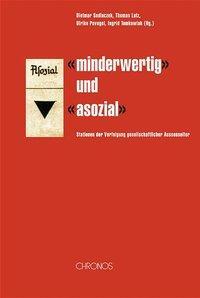 Cover: 9783034007160 | «minderwertig» und «asozial» | Dietmar Sedlaczek (u. a.) | Taschenbuch
