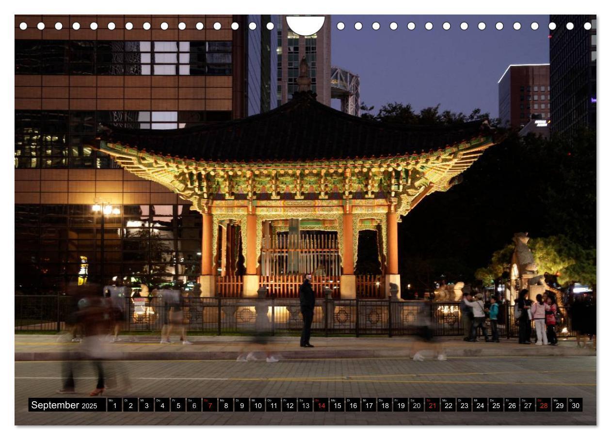 Bild: 9783435741823 | Seoul (Wandkalender 2025 DIN A4 quer), CALVENDO Monatskalender | 2025