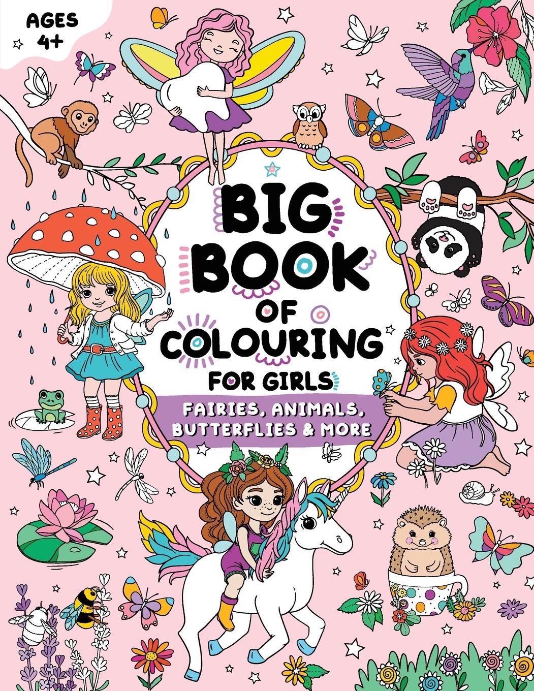 Cover: 9781915454294 | Big Book of Colouring for Girls | For Children Ages 4+ | Publishing