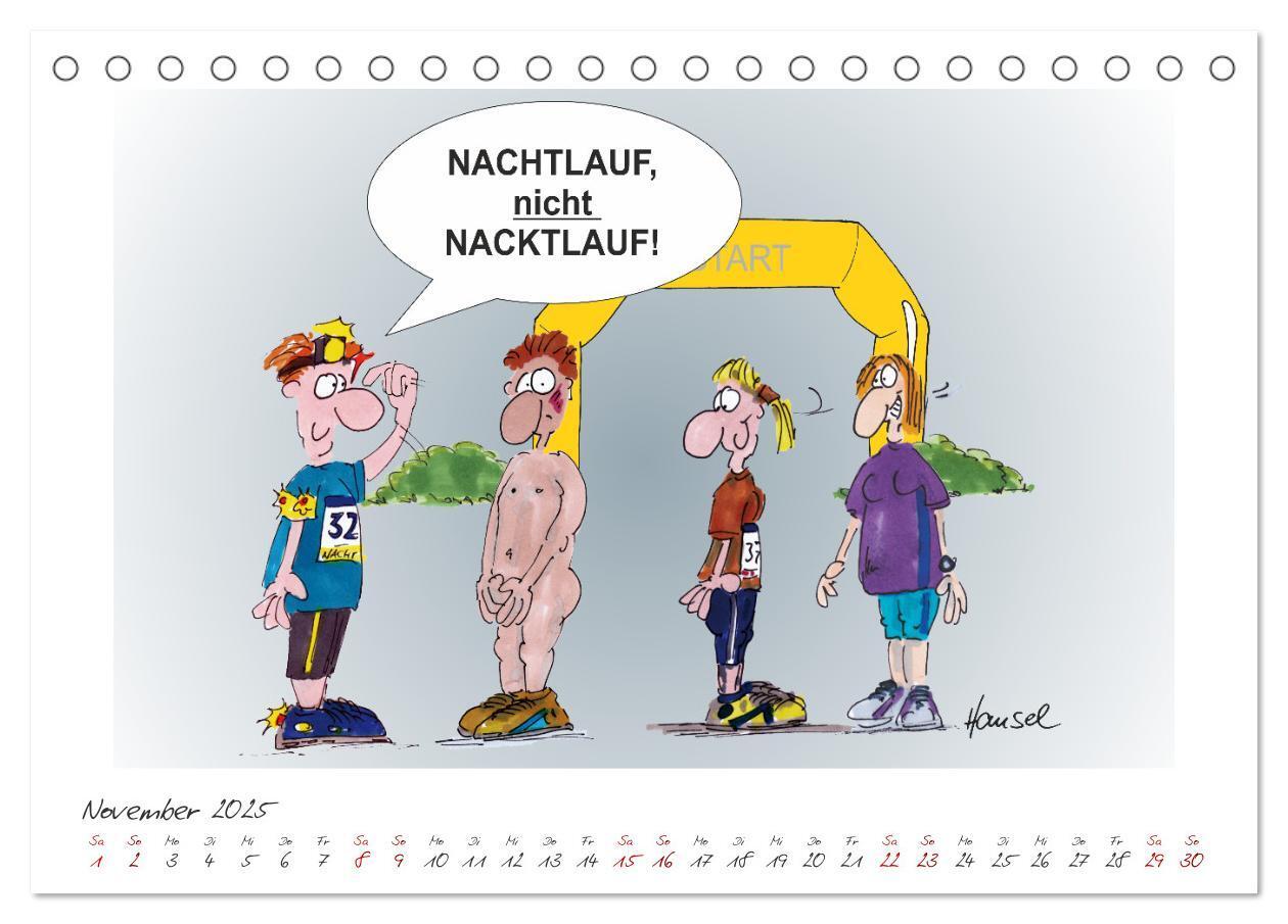 Bild: 9783383925177 | HANSELs kleiner Laufkalender (Tischkalender 2025 DIN A5 quer),...