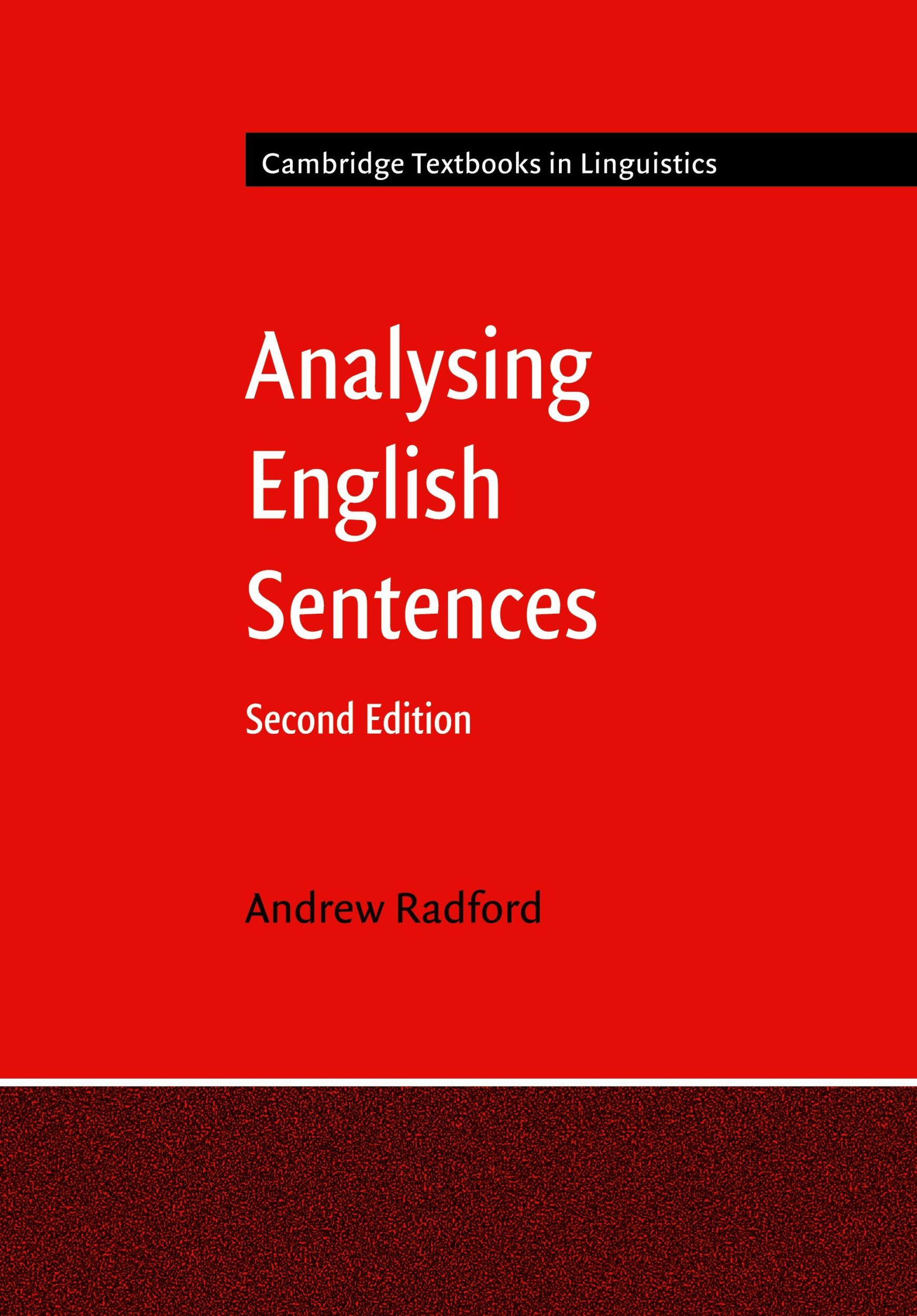 Cover: 9780521669702 | Analysing English Sentences | Andrew Radford | Taschenbuch | Englisch