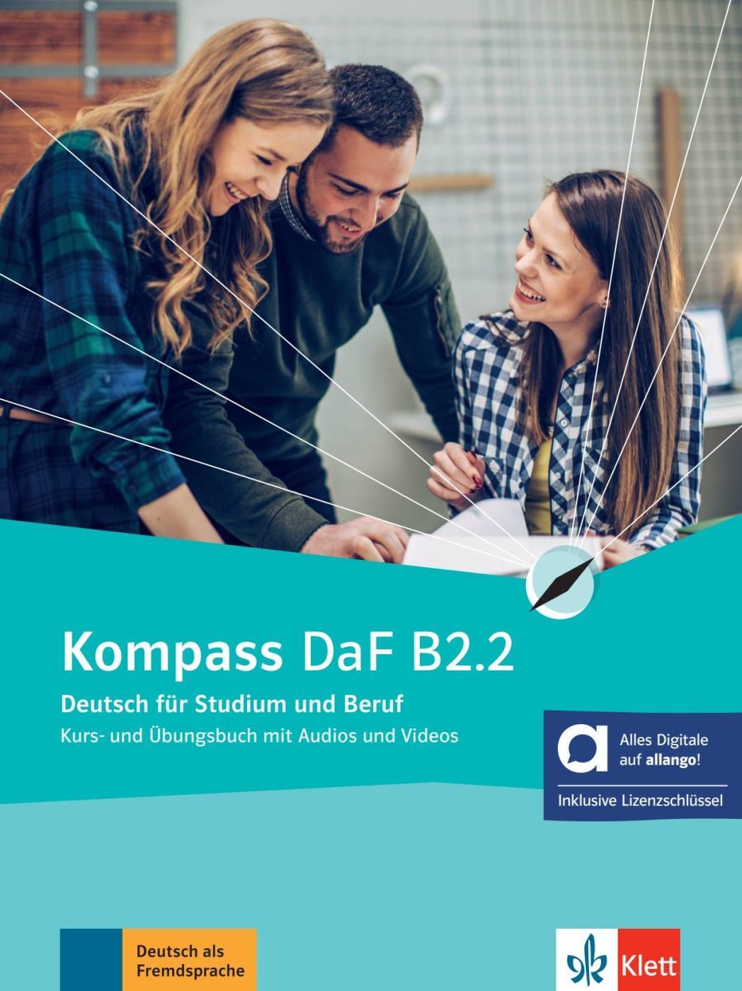 Cover: 9783126700580 | Kompass DaF B2.2 - Hybride Ausgabe allango | Bundle | 1 Taschenbuch