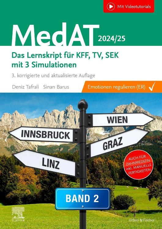 Cover: 9783437440465 | MedAT 2024/25 - Band 2 | Deniz Tafrali (u. a.) | Broschüre | VIII