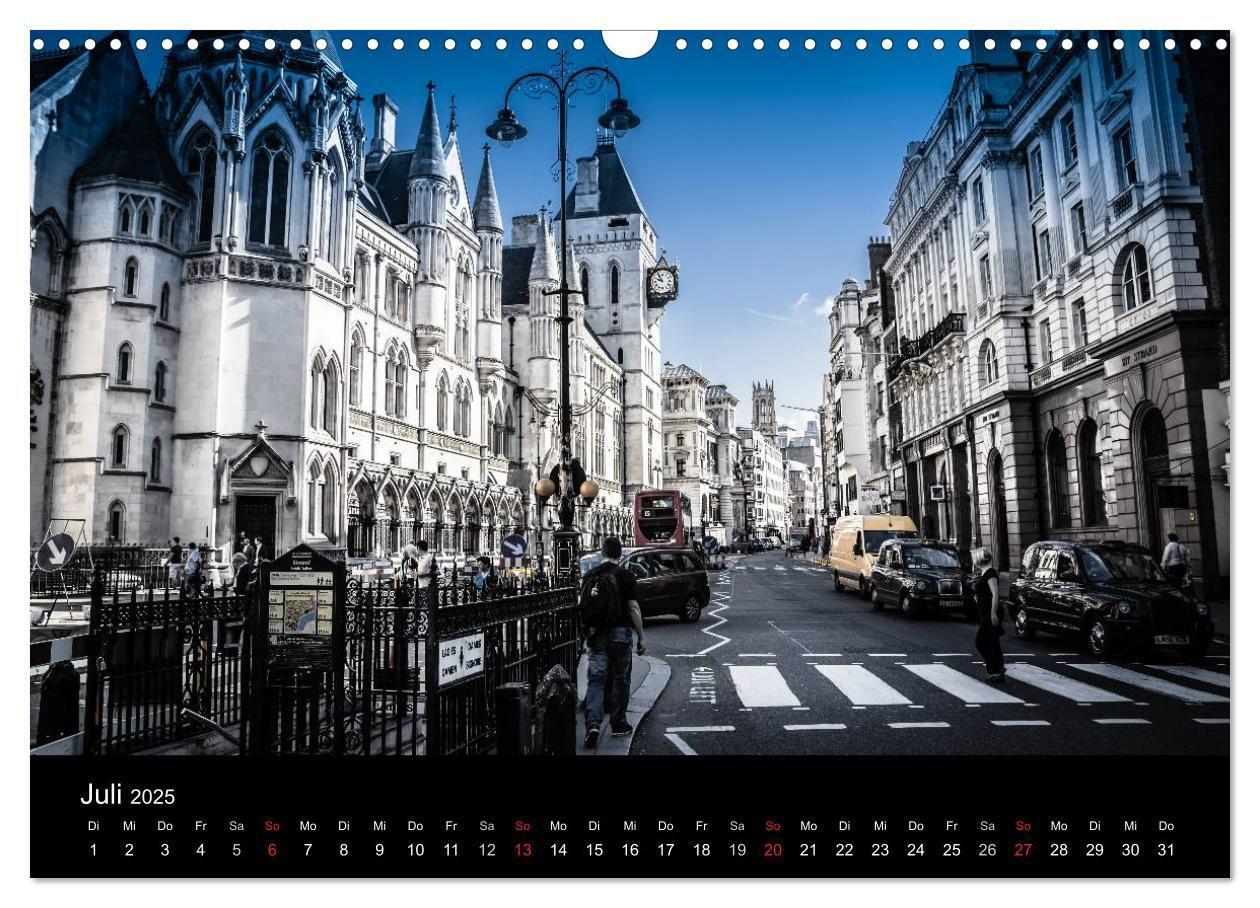 Bild: 9783435786824 | London - street view (Wandkalender 2025 DIN A3 quer), CALVENDO...