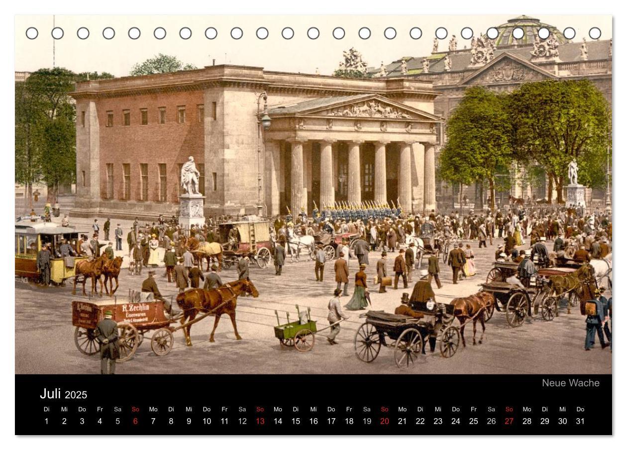 Bild: 9783435810246 | Berlin um 1900 (Tischkalender 2025 DIN A5 quer), CALVENDO...