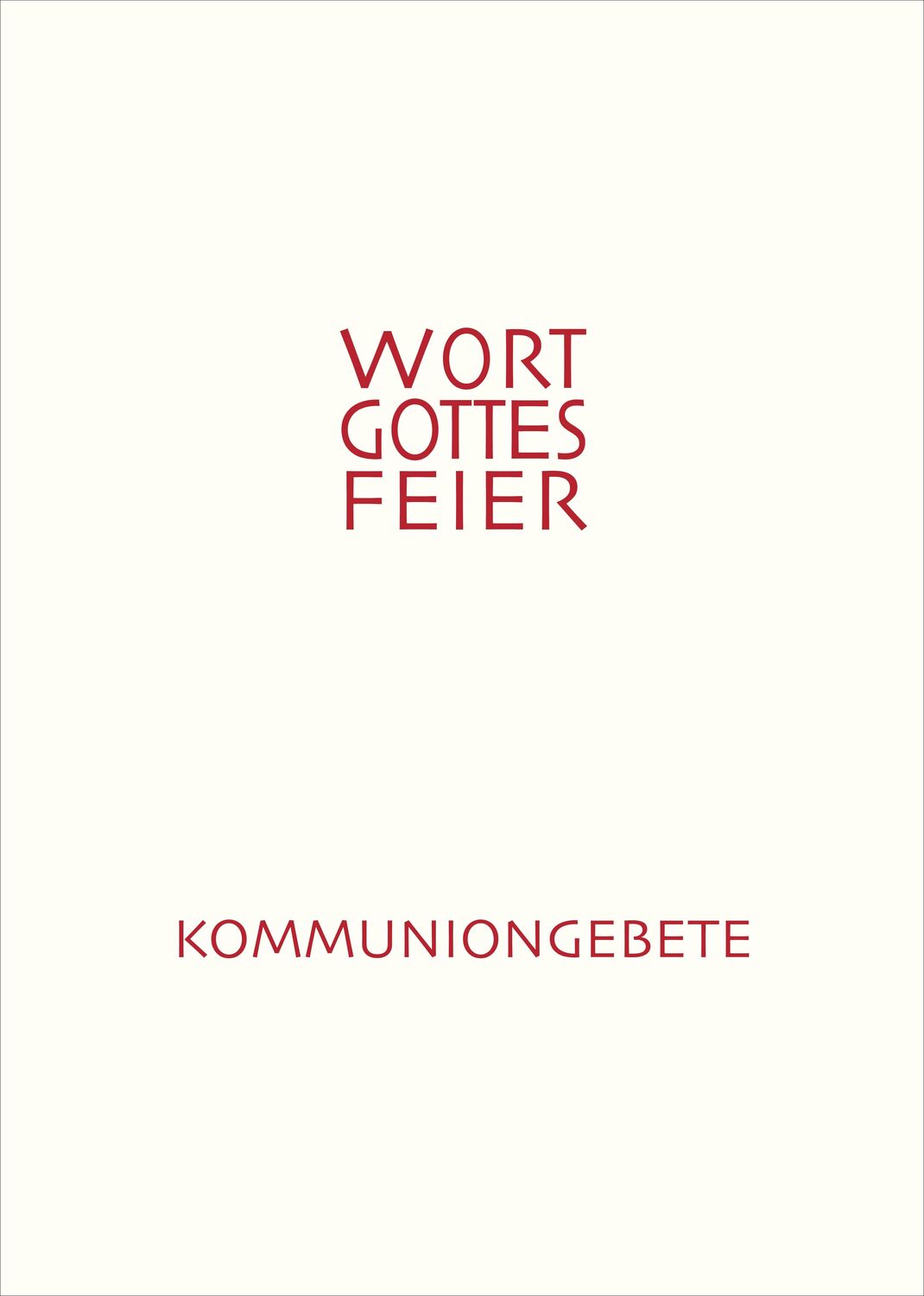 Cover: 9783791732671 | Die Wort-Gottes-Feier am Sonntag | Freiburg/Schweiz | Broschüre | 2021