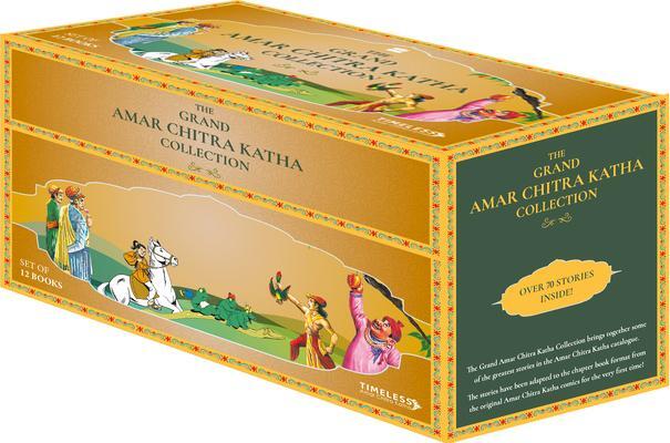 Cover: 9789356998384 | The Grand Amar Chitra Katha Collection BoxSet of 12 books | Katha