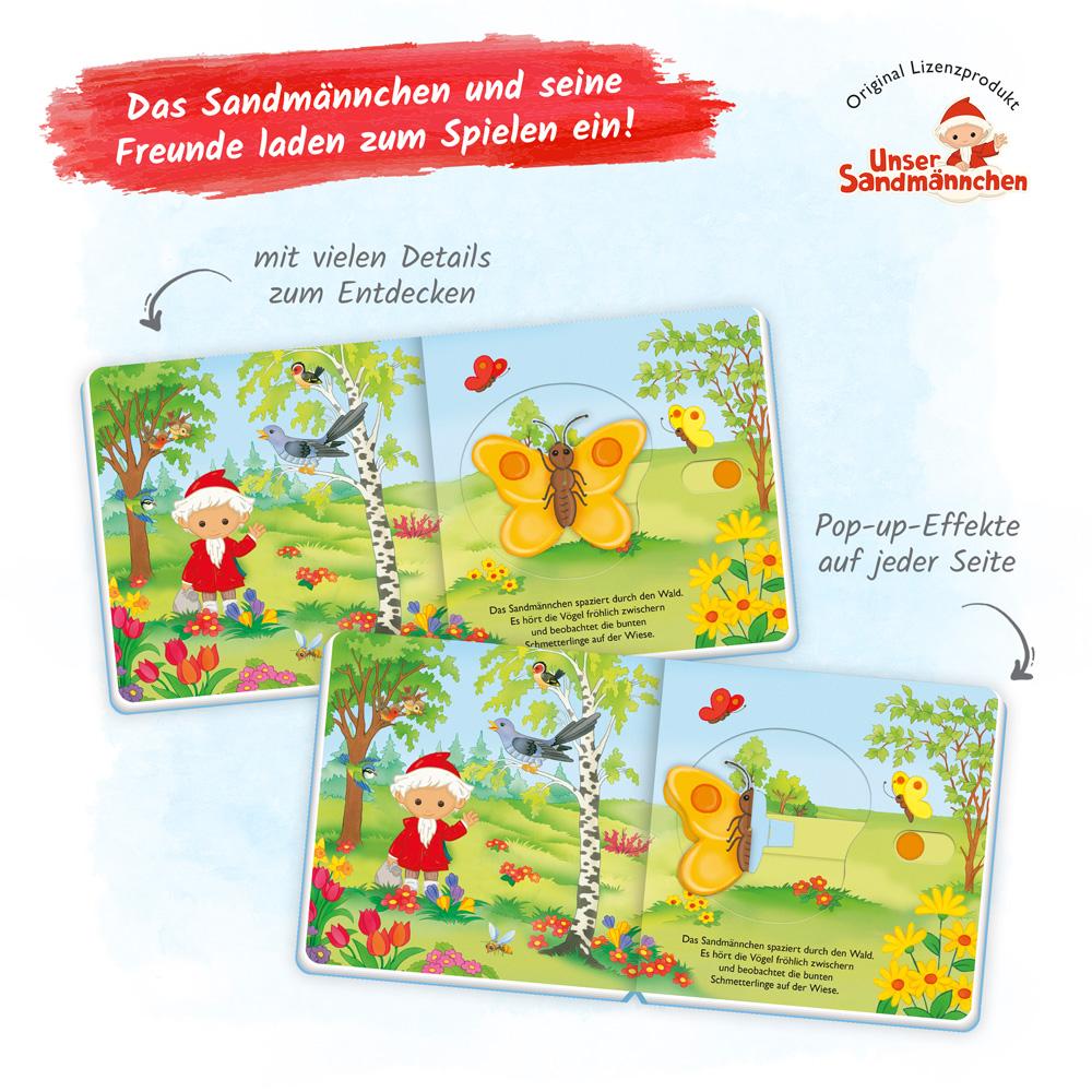 Bild: 9783965528970 | Trötsch Unser Sandmännchen Spiel mit Pappenbuch mit Pop-up-Schiebern