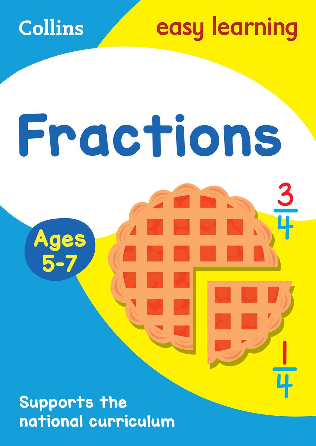 Cover: 9780008134440 | Fractions Ages 5-7 | Ideal for Home Learning | Collins Easy Learning