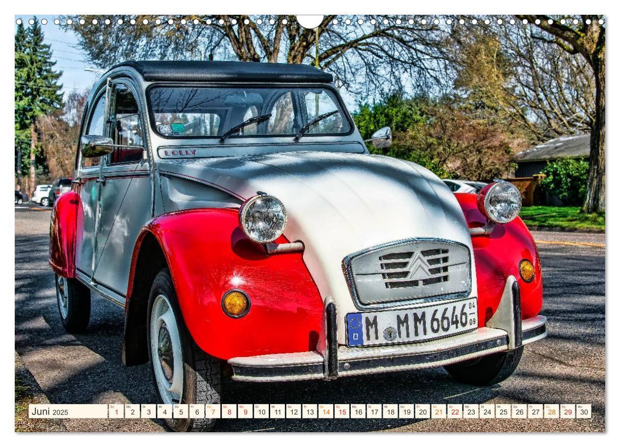 Bild: 9783435470952 | Citroën 2CV - geliebte Ente (Wandkalender 2025 DIN A3 quer),...