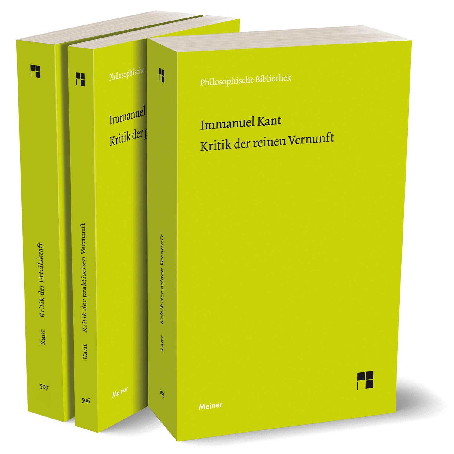 Cover: 9783787344390 | Die drei Kritiken | Immanuel Kant | Taschenbuch | CXCII | Deutsch