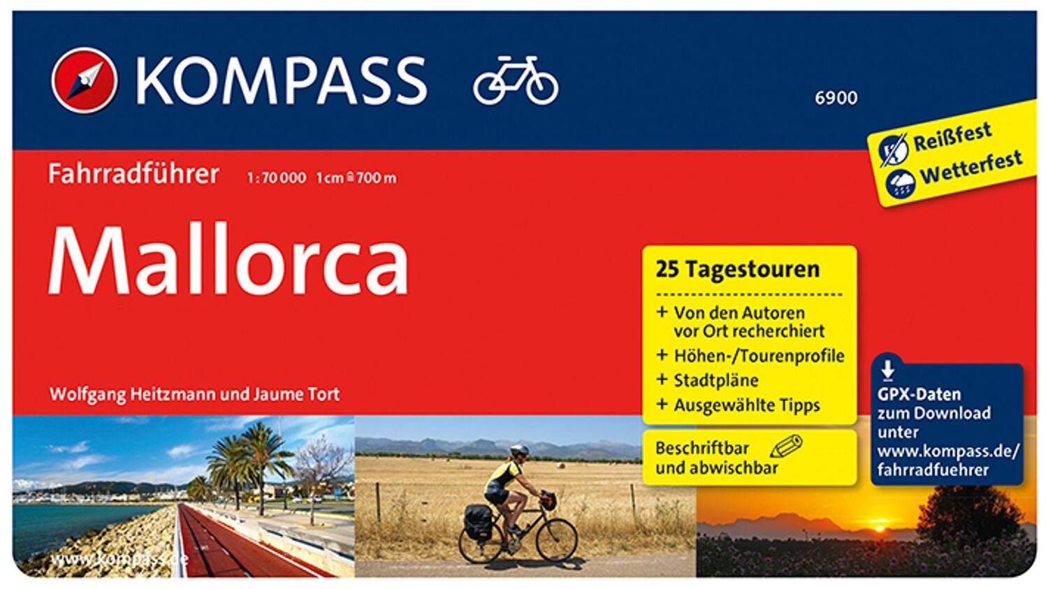 Cover: 9783850267687 | KOMPASS Fahrradführer Mallorca | Wolfgang Heitzmann | Taschenbuch