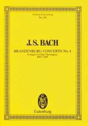 Cover: 9783795767235 | BRANDENBURGISCHES KONZERT 4 G-DUR BWV 1049 | Johann Sebastian Bach