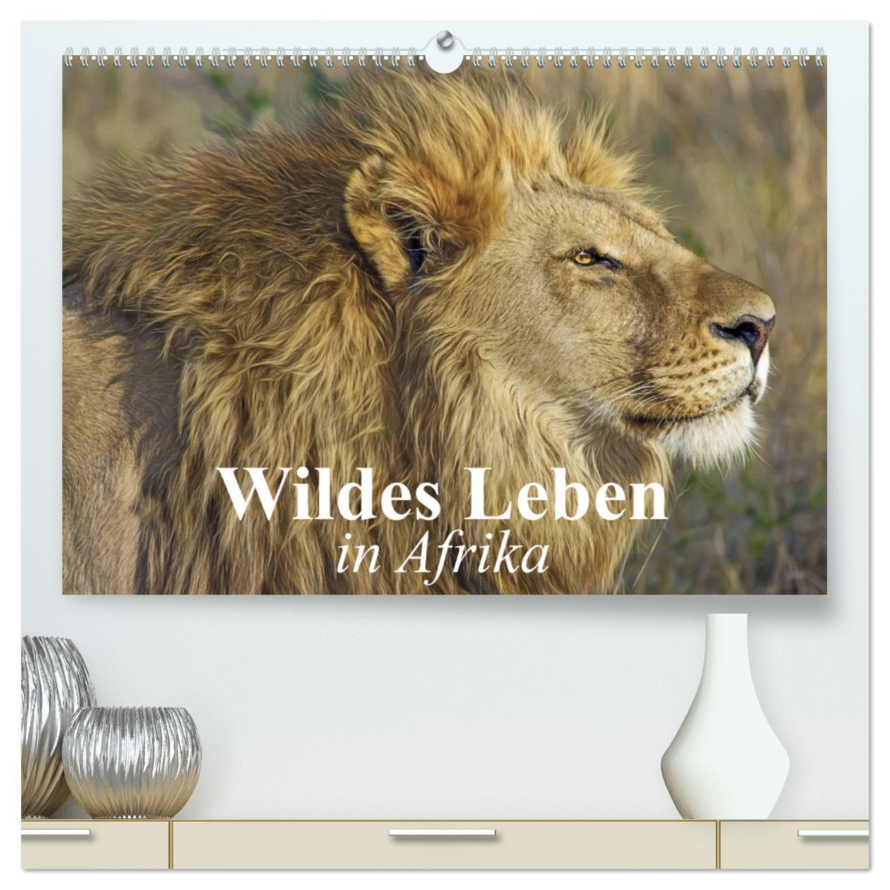 Cover: 9783435627554 | Wildes Leben in Afrika (hochwertiger Premium Wandkalender 2025 DIN...