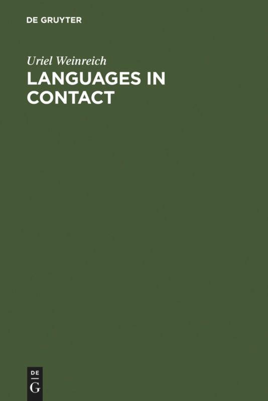 Cover: 9789027926890 | Languages in Contact | Findings and Problems | Uriel Weinreich | Buch