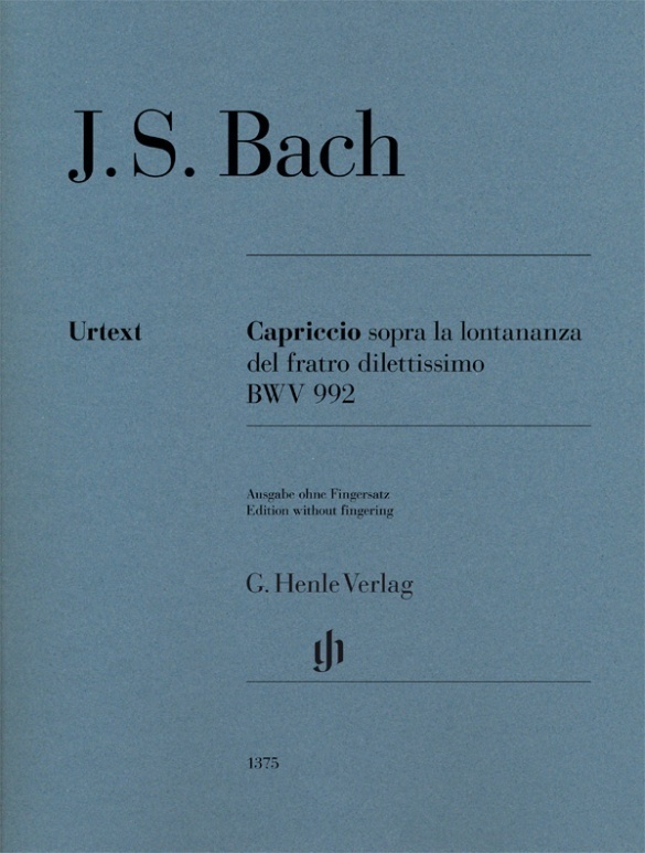 Cover: 9790201813752 | Bach, Johann Sebastian - Capriccio sopra la lontananza del fratello...