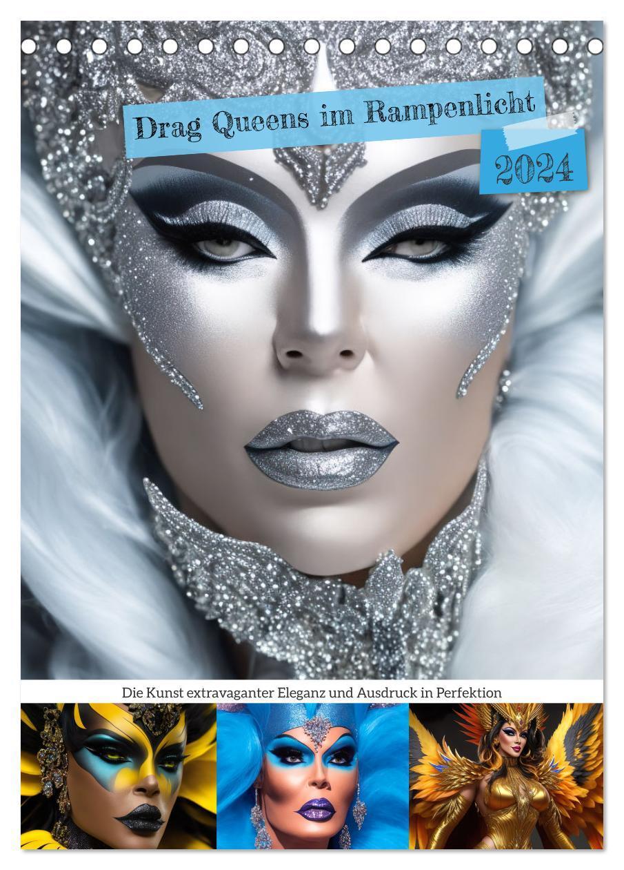 Cover: 9783383652356 | Drag Queens im Rampenlicht (Tischkalender 2024 DIN A5 hoch),...