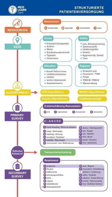 Cover: 9783956581168 | MEDI-LEARN Card: Strukturierte Patientenversorgung Präklinik | Stück