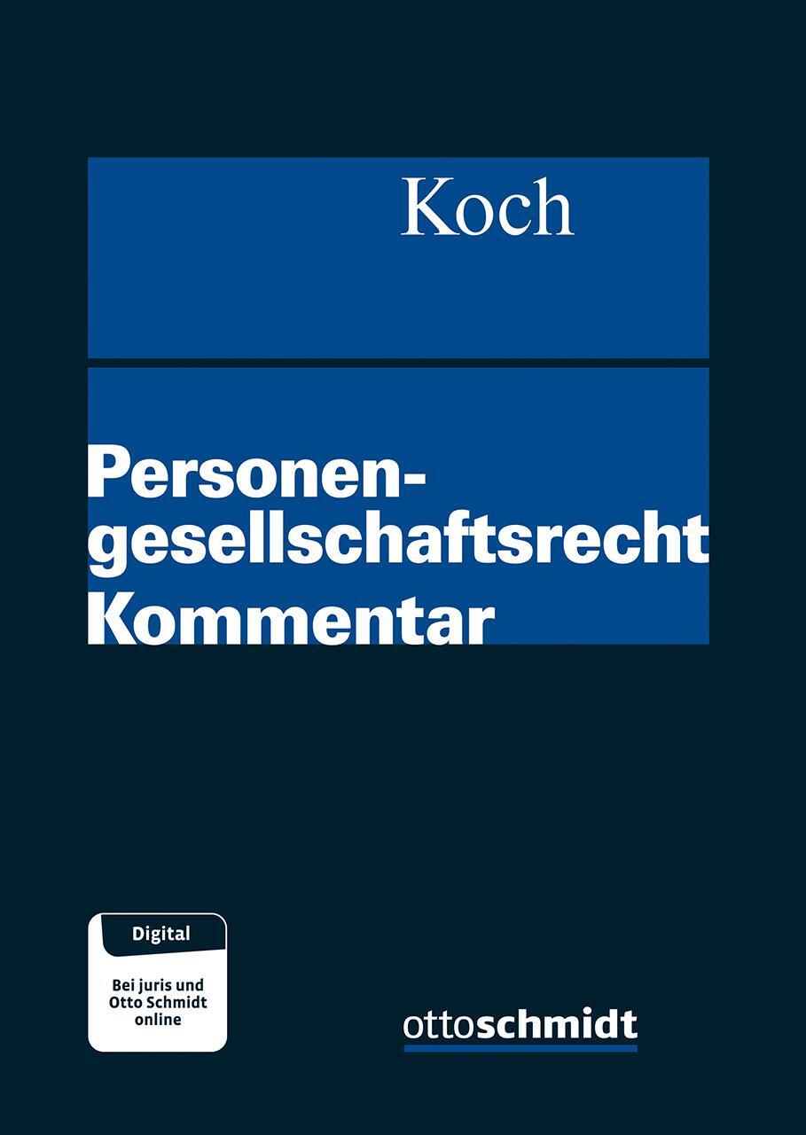 Cover: 9783504326562 | Personengesellschaftsrecht | Jens Koch | Buch | 1200 S. | Deutsch