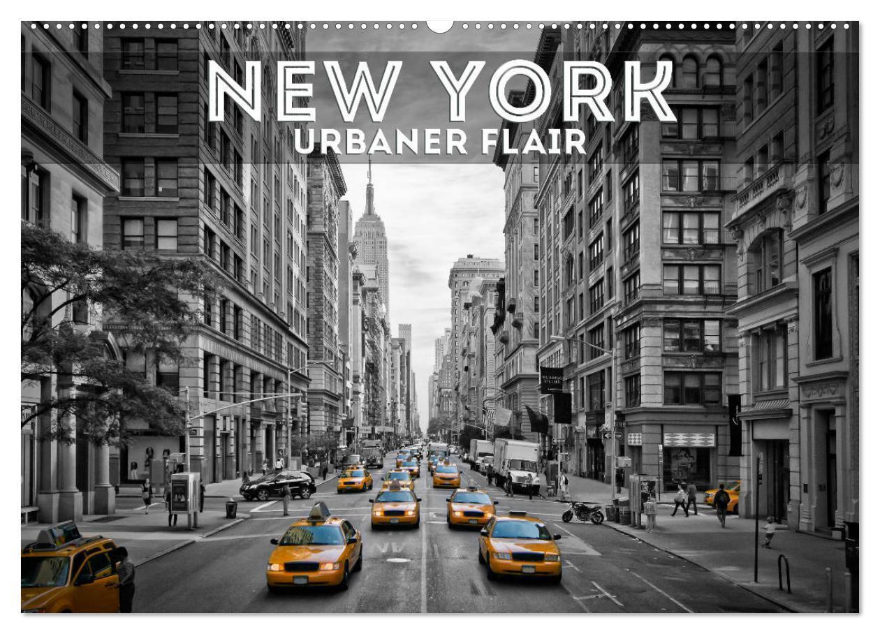 Cover: 9783383633997 | NEW YORK Urbaner Flair (Wandkalender 2024 DIN A2 quer), CALVENDO...