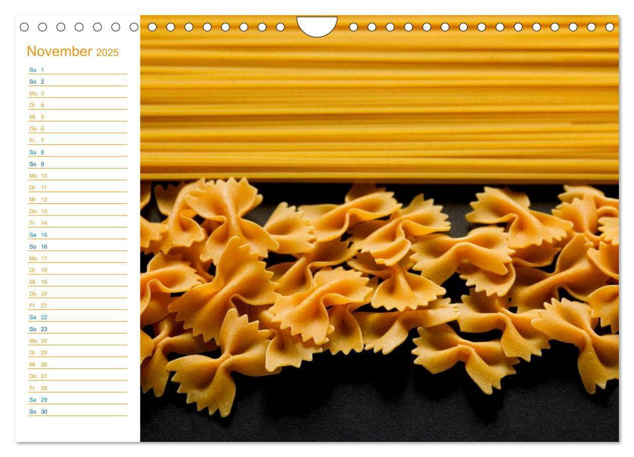 Bild: 9783435532414 | Pasta (Wandkalender 2025 DIN A4 quer), CALVENDO Monatskalender | Jäger