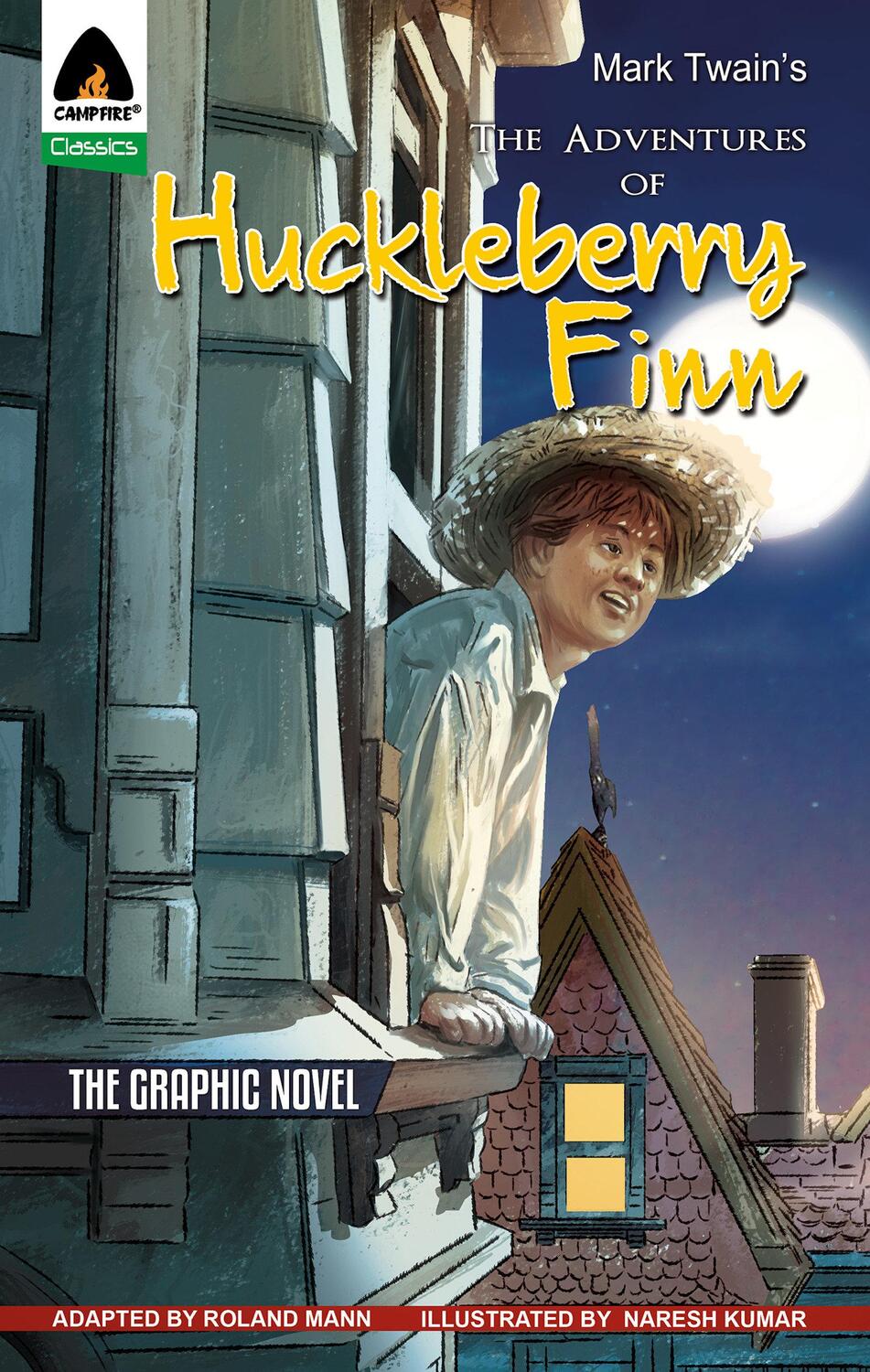 Cover: 9789380028354 | The Adventures of Huckleberry Finn: The Graphic Novel | Mark Twain