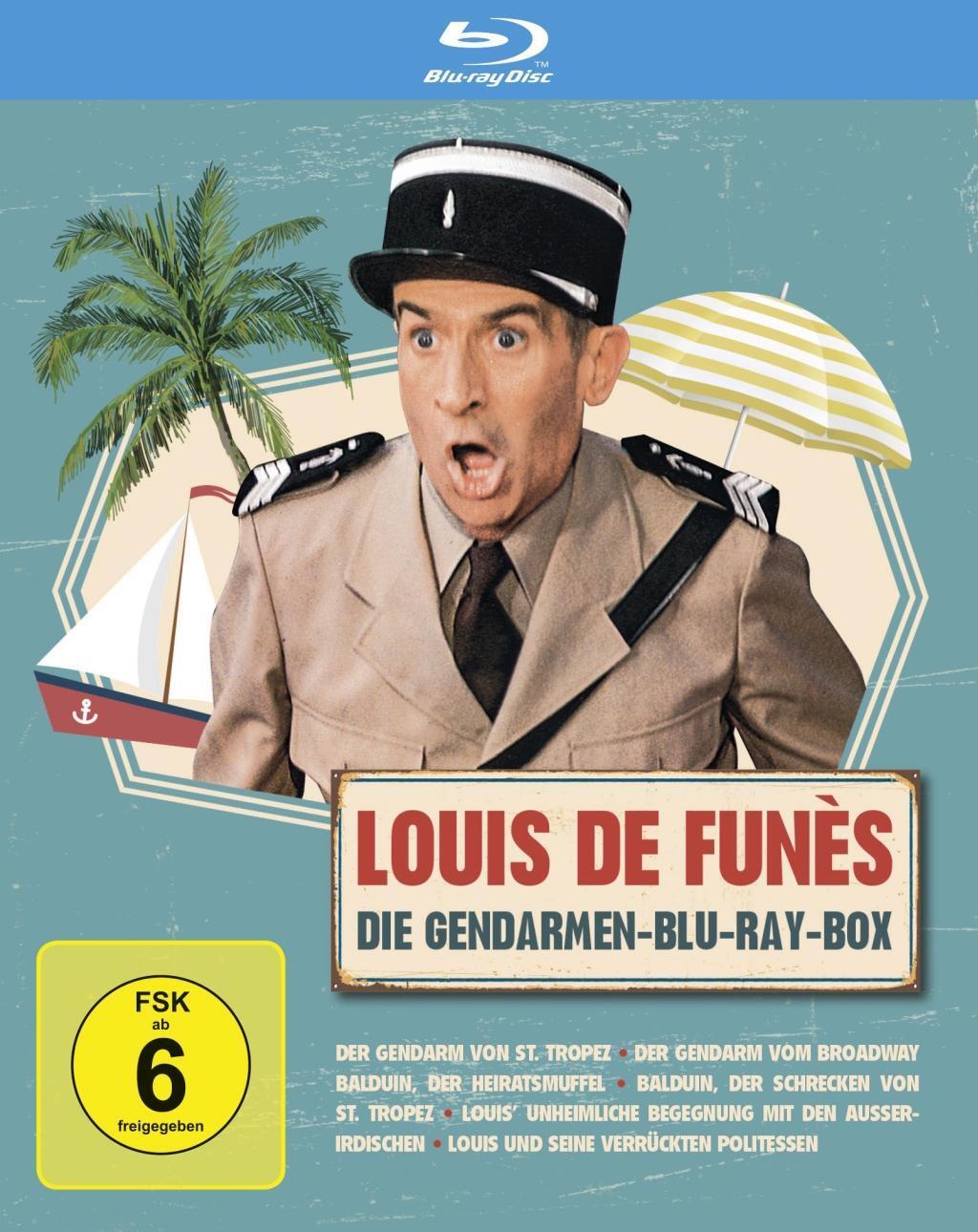 Cover: 4013575706761 | Louis de Funes - Gendarmen Blu-ray Box | Blu-ray Disc | Deutsch | 2019