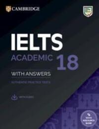 Cover: 9781009275187 | Ielts 18 Academic Student's Book with Answers with Audio with...