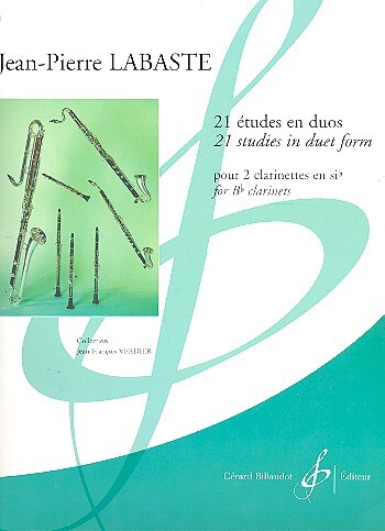 Cover: 9790043074823 | 21 Etudes En Duos | Jean-Pierre Labaste | Buch | EAN 9790043074823