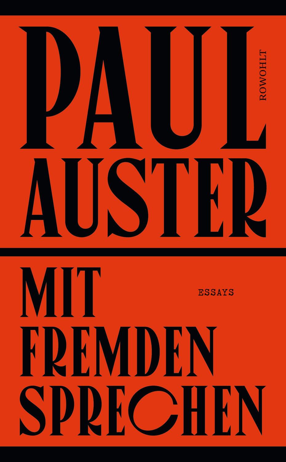 Cover: 9783498001650 | Mit Fremden sprechen | Paul Auster | Buch | Deutsch | 2020 | Rowohlt