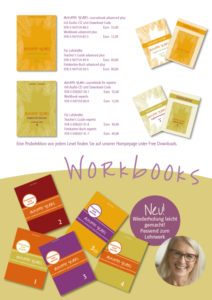 Bild: 9783947159000 | Autumn Years - Englisch für Senioren 4 - Experts - Workbook | Buch