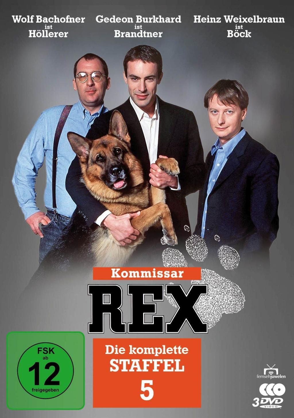 Cover: 4042564196153 | Kommissar Rex | Staffel 05 | Peter Hajek (u. a.) | DVD | Kommissar Rex