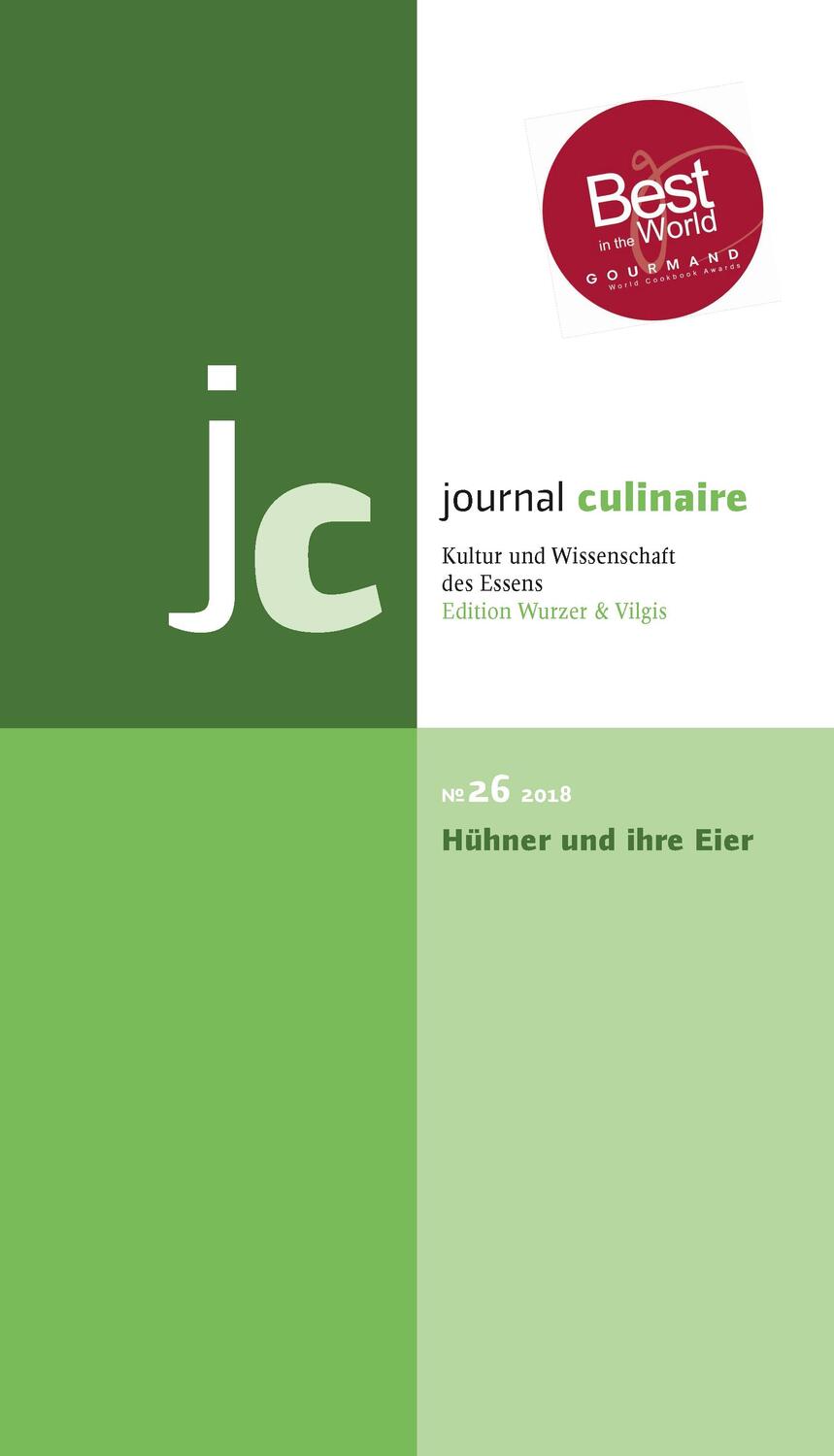 Cover: 9783941121263 | journal culinaire No. 26: Hühner und ihre Eier / Winner Gourmand...