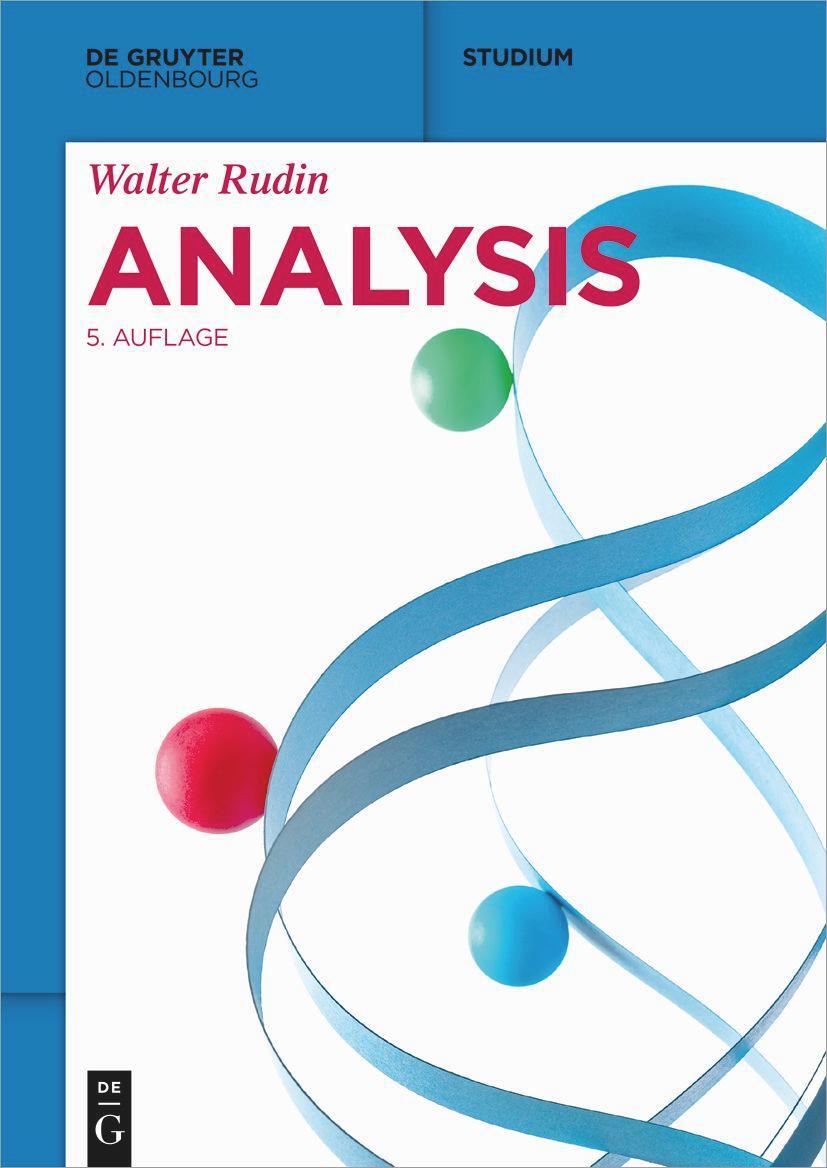 Cover: 9783110750423 | Analysis | Walter Rudin | Taschenbuch | De Gruyter Studium | Deutsch