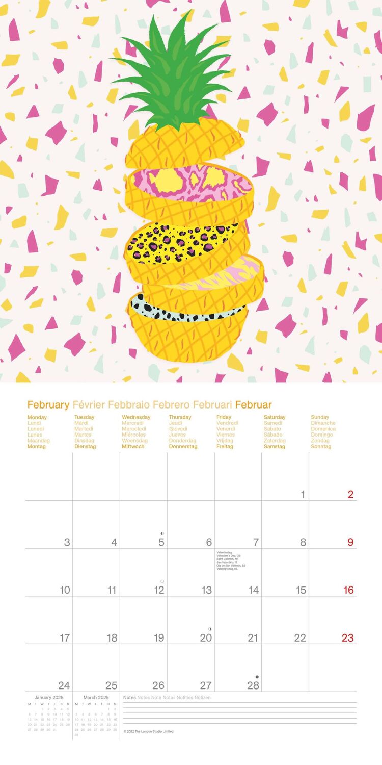 Bild: 4002725994950 | Sweet &amp; Wild 2025 - Wand-Kalender - Broschüren-Kalender - 30x30 -...