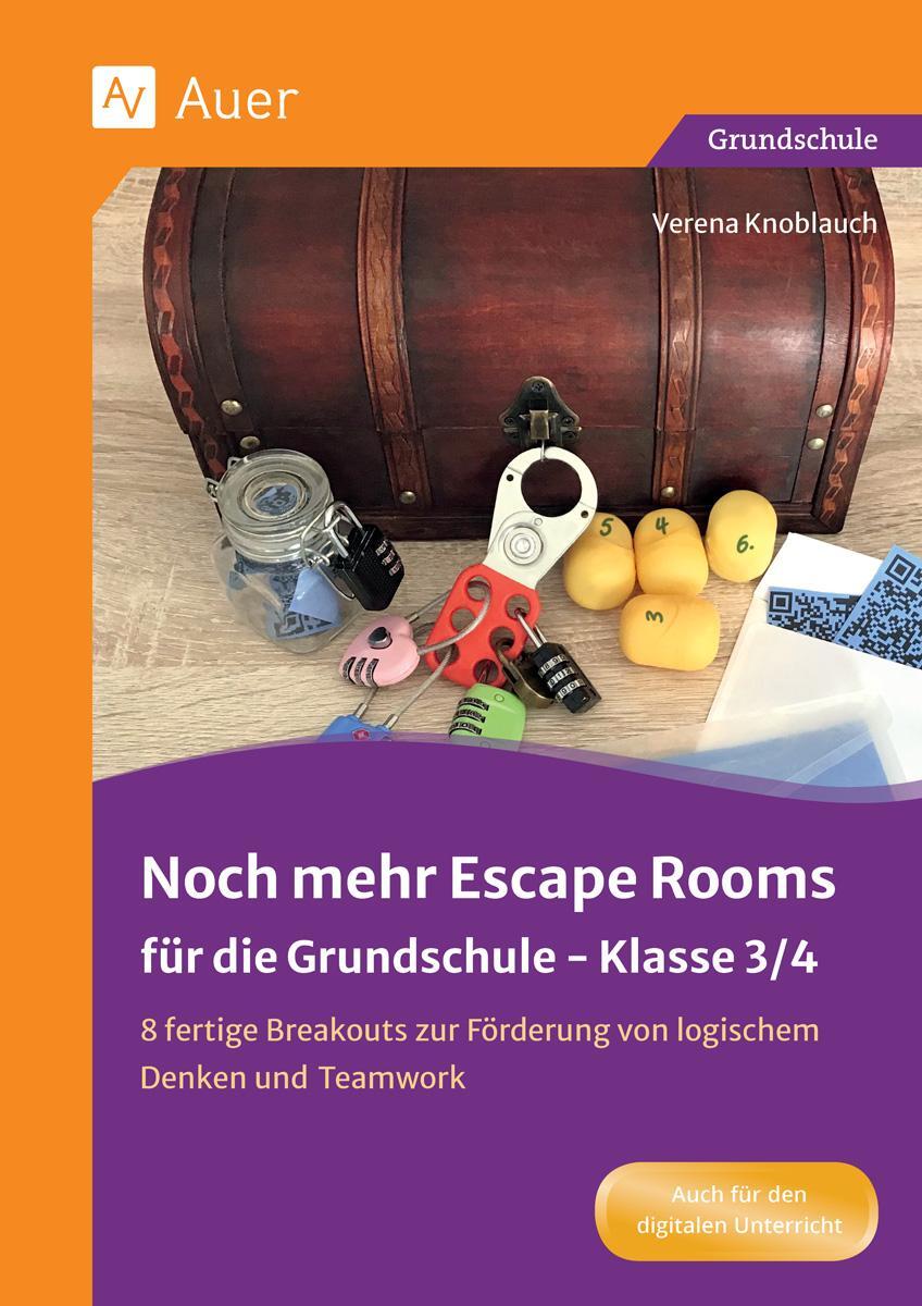 Cover: 9783403088349 | Noch mehr Escape Rooms für die Grundschule 3/4 | Verena Knoblauch