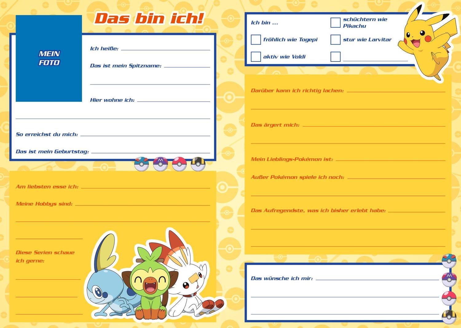 Bild: 9783833239342 | Pokémon: Meine Freunde | Freundebuch | Buch | 72 S. | Deutsch | 2020