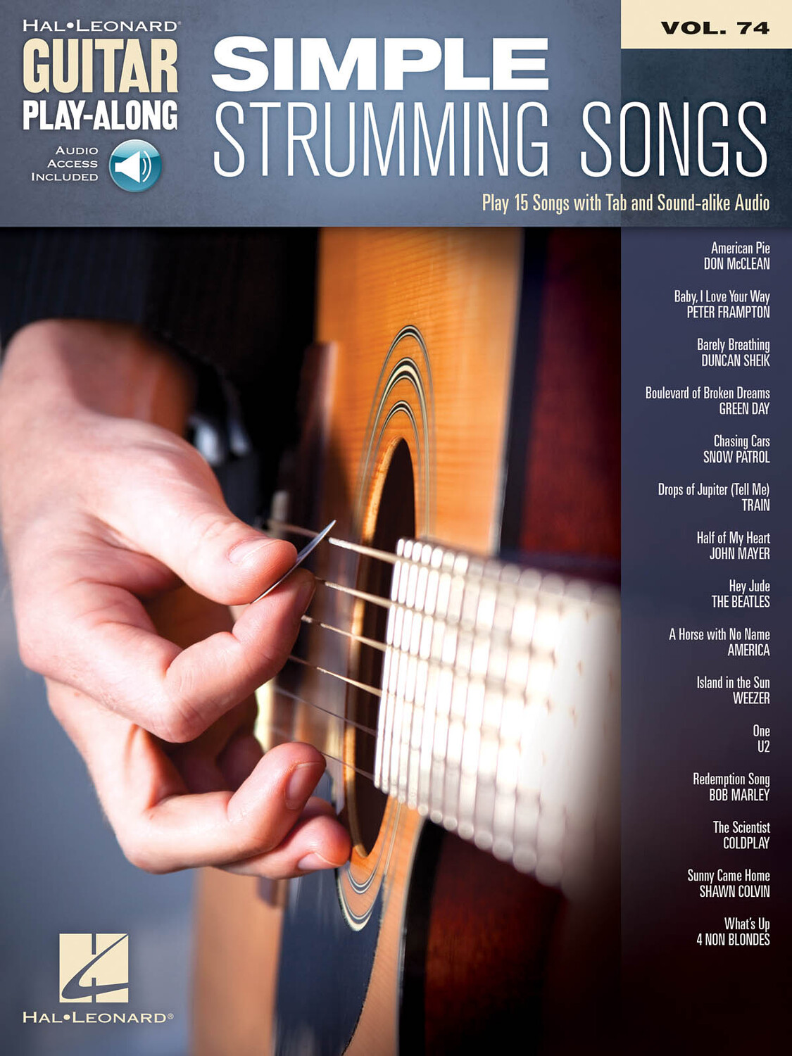 Cover: 888680090586 | Simple Strumming Songs | Guitar Play-Along Volume 74 | 2017