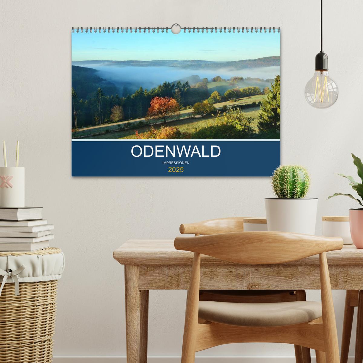 Bild: 9783435379187 | Odenwald - Impressionen (Wandkalender 2025 DIN A3 quer), CALVENDO...