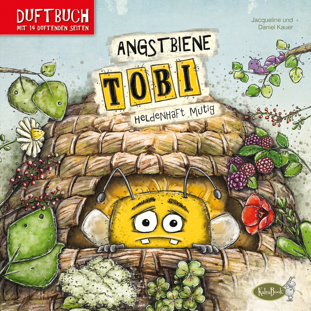 Cover: 9783906234113 | Angstbiene Tobi | Duftbuch mit 14 duftenden Seiten | Kauer (u. a.)