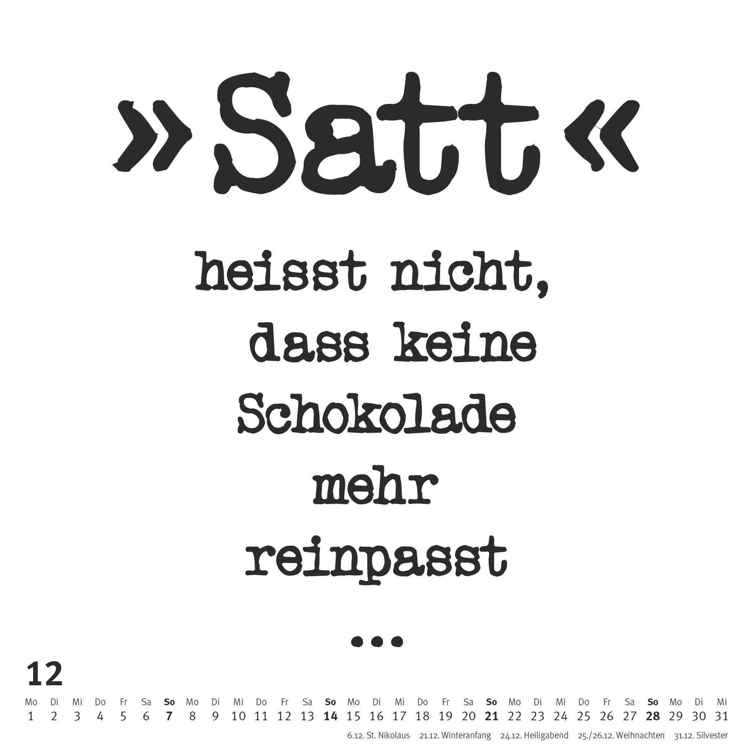 Bild: 4250809653020 | Sprüche im Quadrat 2025 - Typo-Kalender von FUNI SMART ART - Funny...