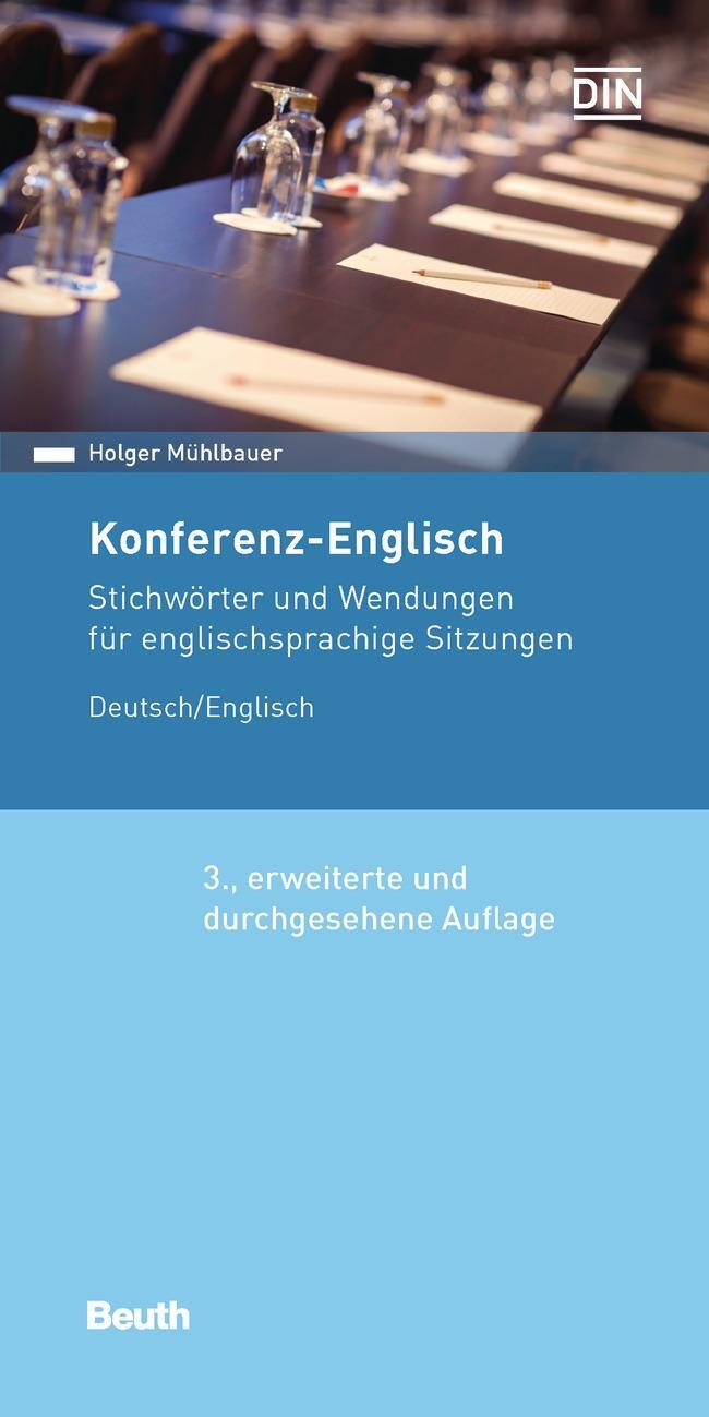 Cover: 9783410291756 | Konferenz-Englisch | Holger Mühlbauer | Taschenbuch | Beuth Pocket