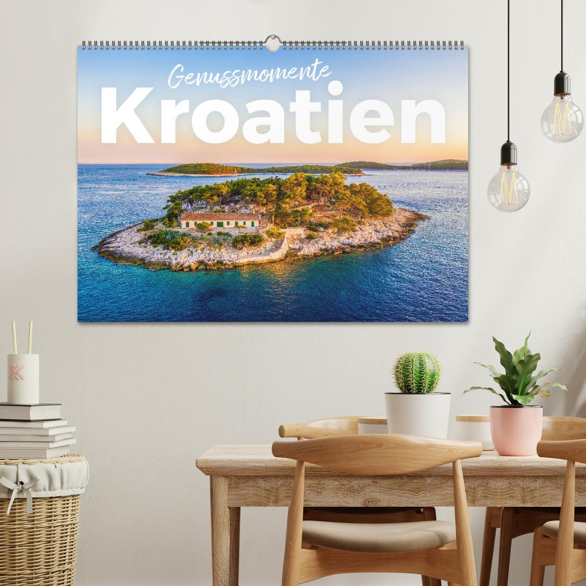 Bild: 9783383917066 | Genussmomente Kroatien (Wandkalender 2025 DIN A2 quer), CALVENDO...