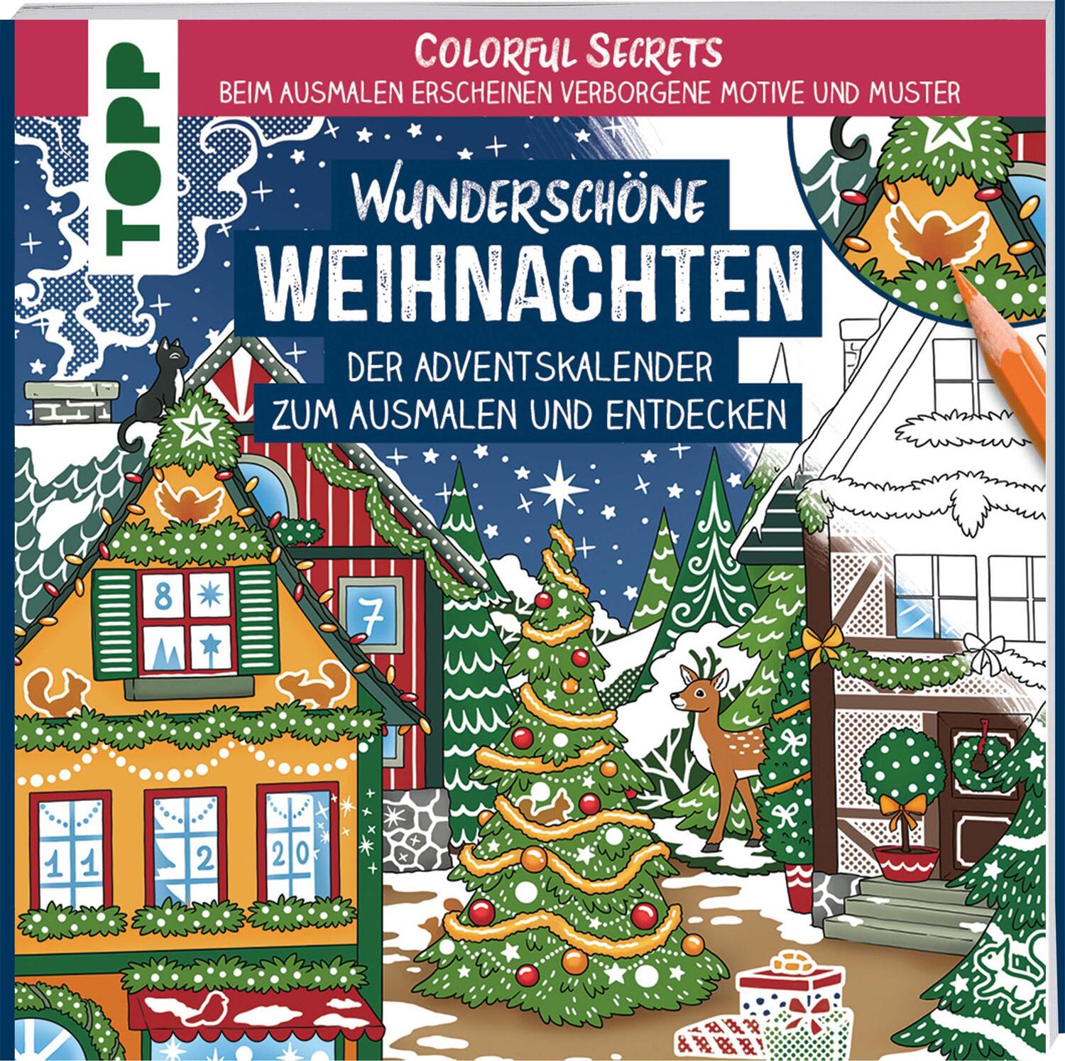 Cover: 9783735880581 | Colorful Secrets - Wunderschöne Weihnachten (Ausmalen auf...
