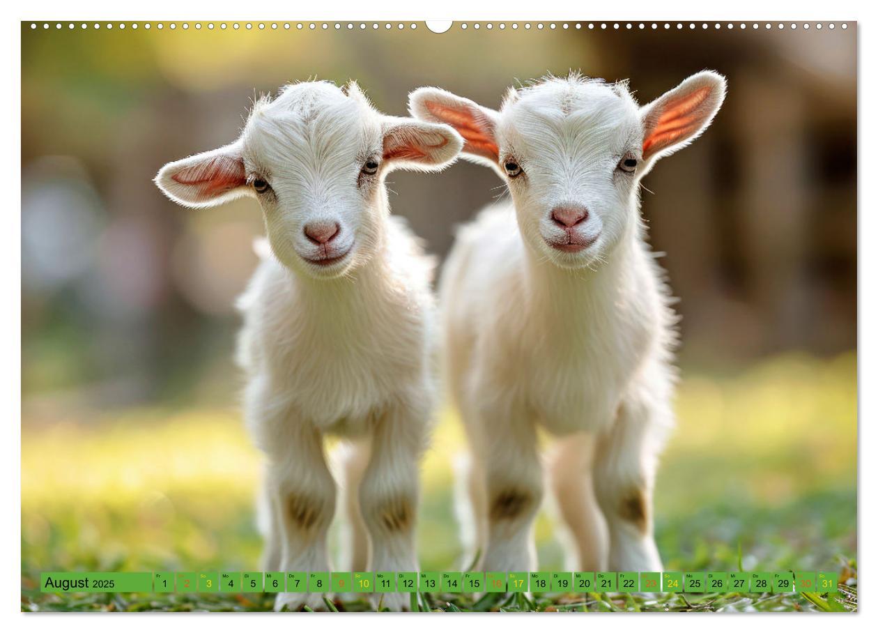 Bild: 9783435516650 | Tierkinder auf dem Land (Wandkalender 2025 DIN A2 quer), CALVENDO...