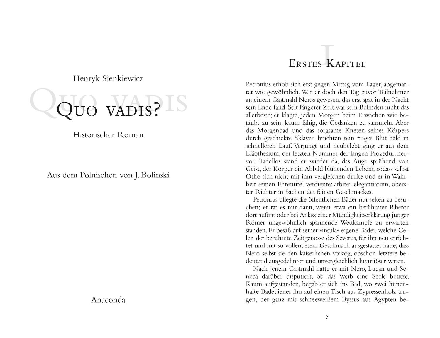Bild: 9783730601082 | Quo vadis? (Roman) | Henryk Sienkiewicz | Buch | 640 S. | Deutsch